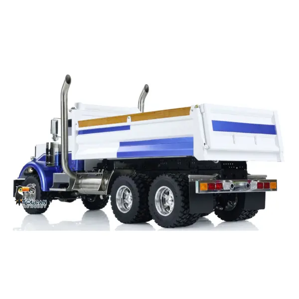 1/14 Scale RC Dump Truck 56344 Tipper 6x6 Assembled and Painted 2-Speed Light Sound System Differential for