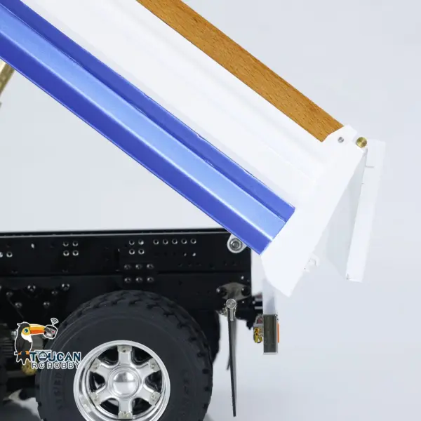 1/14 Scale RC Dump Truck 56344 Tipper 6x6 Assembled and Painted 2-Speed Light Sound System Differential for