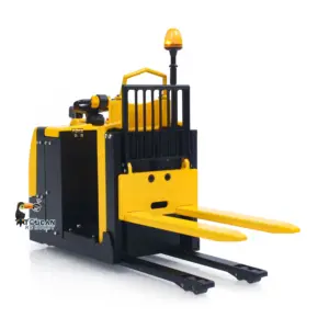 Metal 1/14 RC Electric Forklift MO55 RTR Remote Control Low Level Order Picking Truck Model Flysky Radio Battery Light Sound