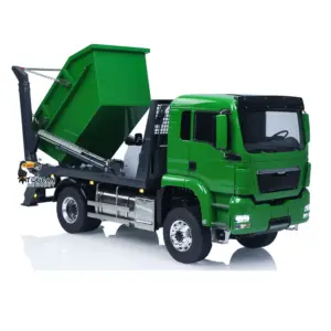LESU 4X4 1/14 RC Hydraulic Swing Arm Garbage Truck Skip Loader TGS Paintied Car Unassembled KIT Simulation Vehicle Model DIY