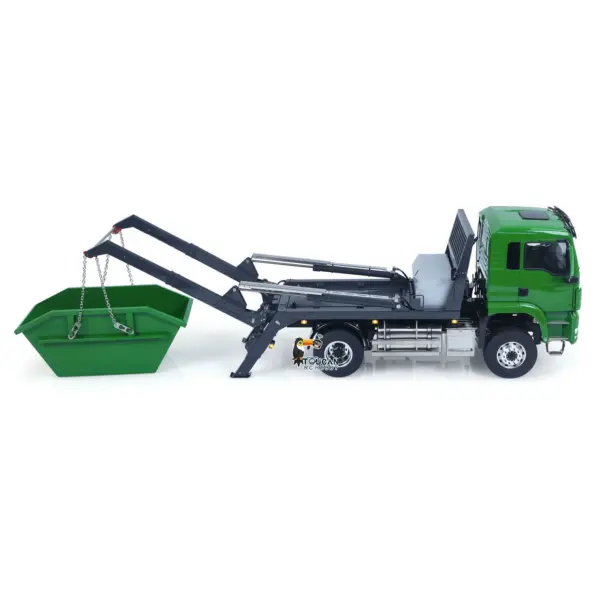 LESU 4X4 1/14 RC Hydraulic Swing Arm Garbage Truck Skip Loader TGS Paintied Car Unassembled KIT Simulation Vehicle Model DIY