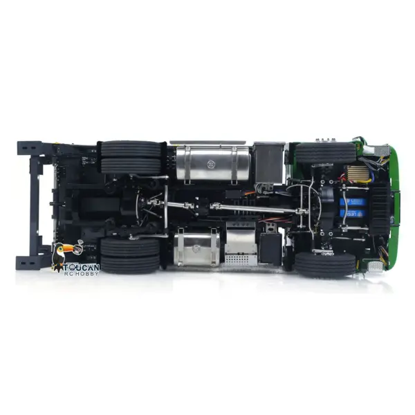 LESU 4X4 1/14 RC Hydraulic Swing Arm Garbage Truck Skip Loader TGS Paintied Car Unassembled KIT Simulation Vehicle Model DIY
