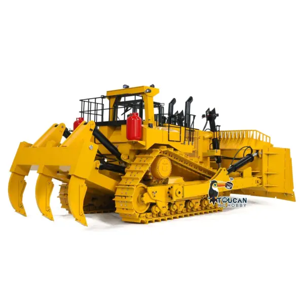 1/10 D11T 3-plow Giant Hydraulic RC Bulldozer Radio Control Dozers Heavy Duty Simulation Vehicle Painted Model DIY PNP