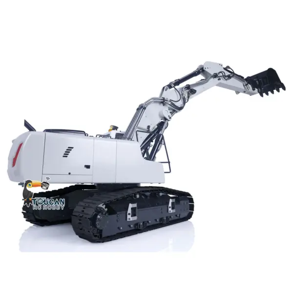 MTM 1/14 946-3 10CH RC Tracked Hydraulic Excavator 3 Arms Metal Diggers Assembled Painted Model Ripper Grab Bucket Toy ESC