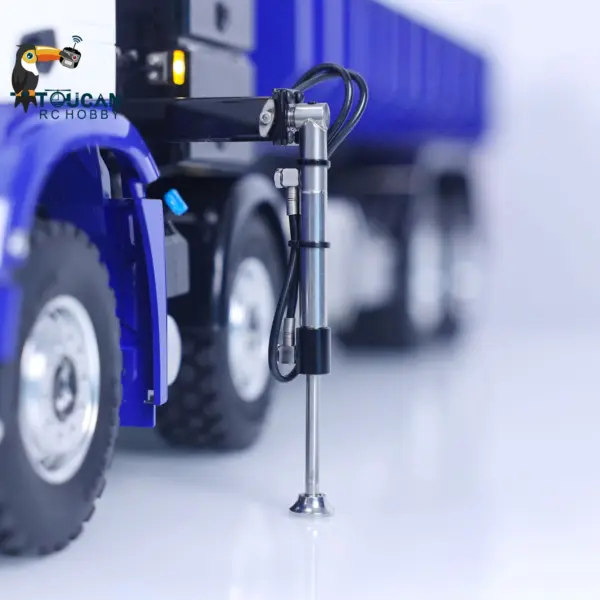 LESU 1/14 8x8 RC Dumper Hydraulic Tipper Truck Finished Crane Car Remote Control Vehicles Pump Valve