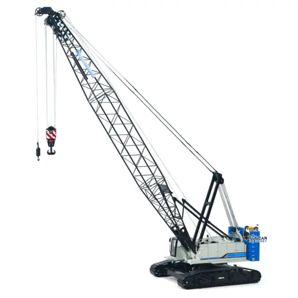 Metal 1/14 RC Hydraulic Crawler Crane C1200 Remote Control Construction Vehicle Flysky PL18 LITE Radio Brushless Motor Battery