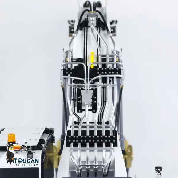 1/14 LESU AOUE 9150 RC Hydraulic Double Pump Excavator Light System Heavy Shovel Painted Construction Car