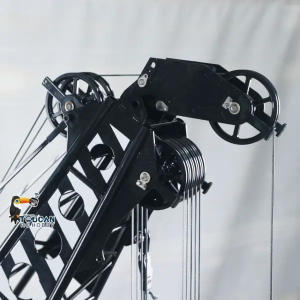 Metal 1/14 RC Hydraulic Crawler Crane C1200 Remote Control Construction Vehicle Flysky PL18 LITE Radio Brushless Motor Battery
