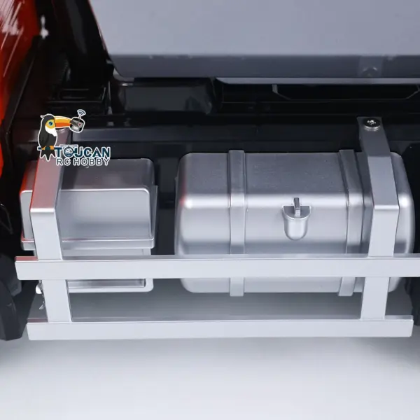 Double E 1/20 Electric Remote Control Dump Truck 6X4 RC Tipper G540 Model Metal Bucket 260 Brushed Motor Openable Door Lights