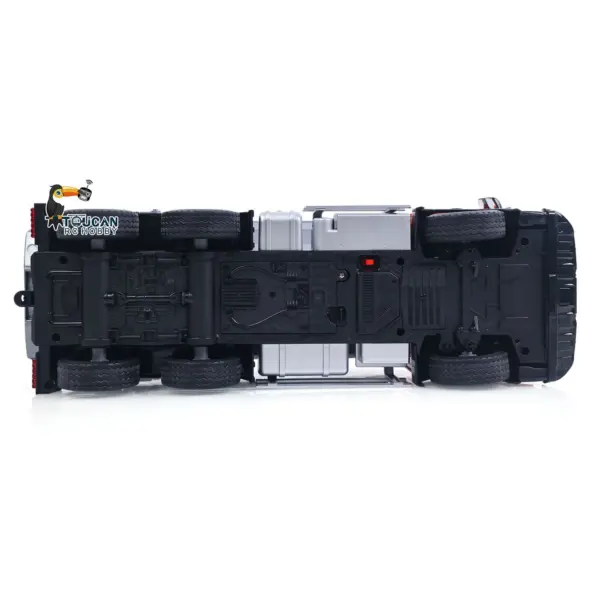 Double E 1/20 Electric Remote Control Dump Truck 6X4 RC Tipper G540 Model Metal Bucket 260 Brushed Motor Openable Door Lights