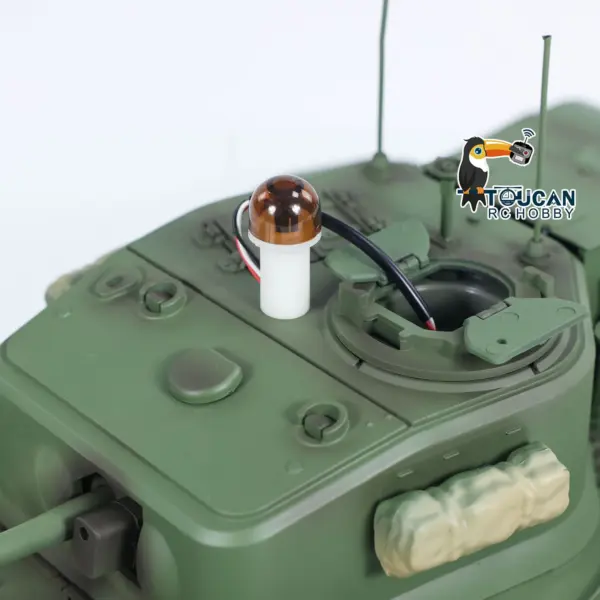 1/16 Tongde RC Battle Tank Churchill Mk.VII Remote Controlled Panzer Electric Infantry Fighting Vehicles Barrel Recoil System