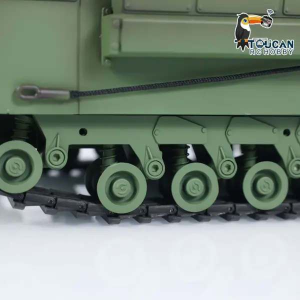 1/16 Tongde RC Battle Tank Churchill Mk.VII Remote Controlled Panzer Electric Infantry Fighting Vehicles Barrel Recoil System
