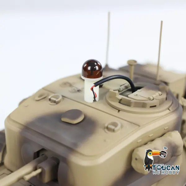 1/16 Military RC Battle Tank Churchill Mk.VII Metal Tracks Tongde Electric Tanks Painted Assembled Barrel Recoil Smoke Unit