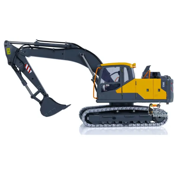 1:14 Scale RC Excavator DoubleE E010 EC 160E Alloy Metal Digger Radio Controlled Engineering Vehicle Hobby Model Toy Gift for Boys