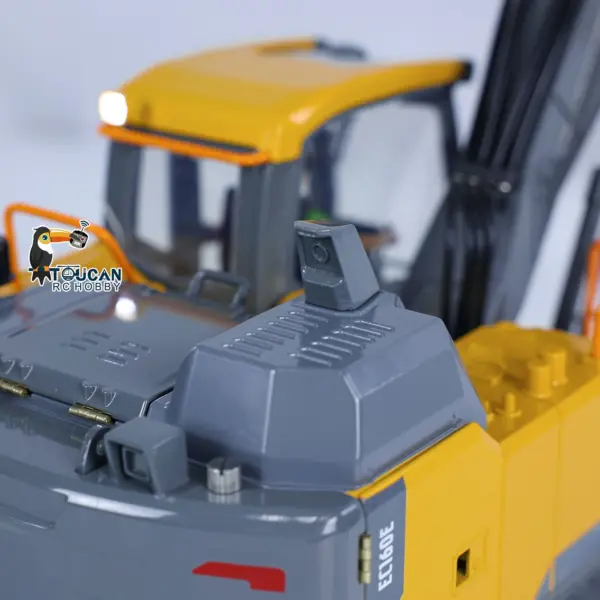 1:14 Scale RC Excavator DoubleE E010 EC 160E Alloy Metal Digger Radio Controlled Engineering Vehicle Hobby Model Toy Gift for Boys