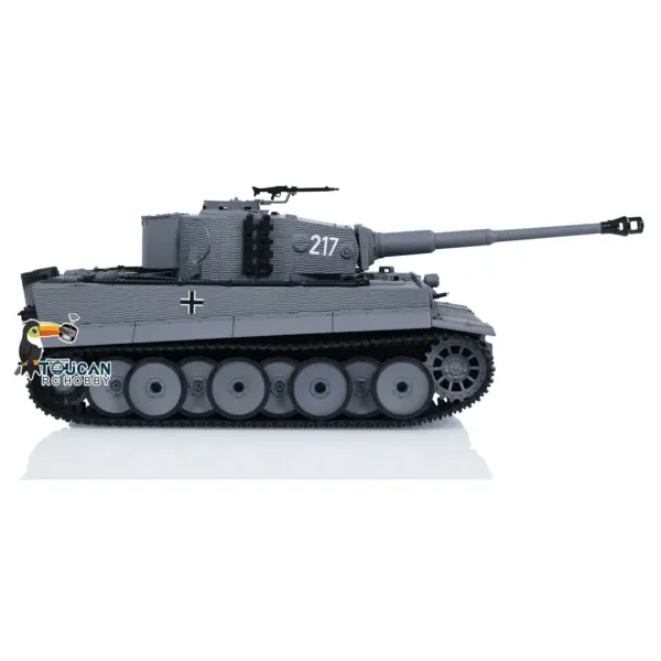 Taigen 1/24 RC Battle Tank Tiger I Remote Control Military Tanks Model Infrared Combat LED Flash battery
