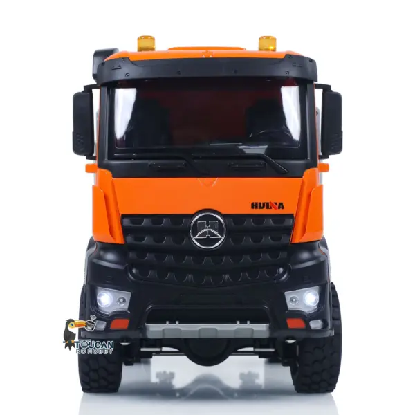 1/14 HUINA 1598 2.4G Remote Control Dumper 6*6 Engineering Transport Vehicle Lifting Rod Tipper Car Light Sound Battery Toys