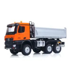 1/14 HUINA 1598 2.4G Remote Control Dumper 6*6 Engineering Transport Vehicle Lifting Rod Tipper Car Light Sound Battery Toys