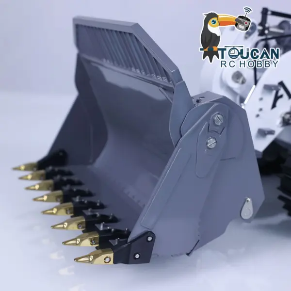 LESU 1/14 636 Hydraulic Construction Vehicles Radio Controlle Track Loader Light Sound Motor Metal Openable Closable Bucket