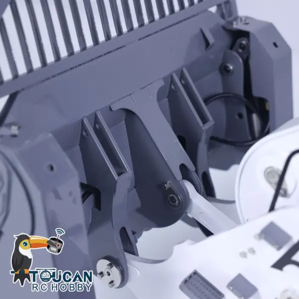 LESU 1/14 636 Hydraulic Construction Vehicles Radio Controlle Track Loader Light Sound Motor Metal Openable Closable Bucket