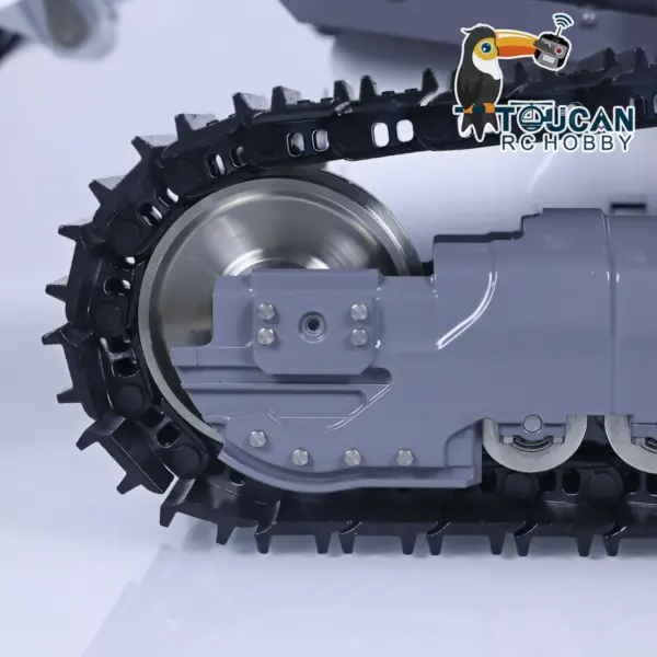 LESU 1/14 636 Hydraulic Construction Vehicles Radio Controlle Track Loader Light Sound Motor Metal Openable Closable Bucket