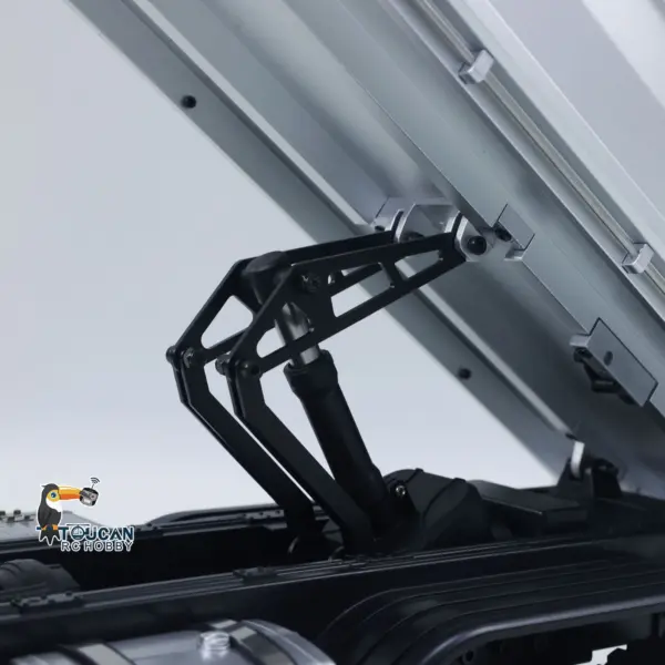 1/14 HUINA 1598 2.4G Remote Control Dumper 6*6 Engineering Transport Vehicle Lifting Rod Tipper Car Light Sound Battery Toys