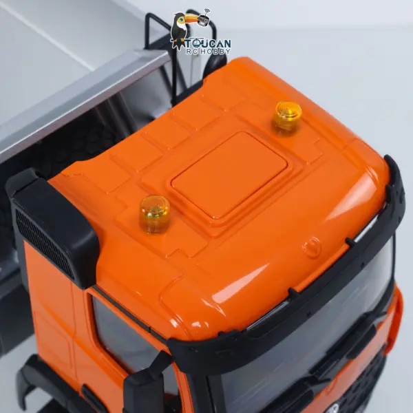 1/14 HUINA 1598 2.4G Remote Control Dumper 6*6 Engineering Transport Vehicle Lifting Rod Tipper Car Light Sound Battery Toys