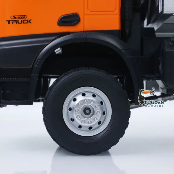 1/14 HUINA 1598 2.4G Remote Control Dumper 6*6 Engineering Transport Vehicle Lifting Rod Tipper Car Light Sound Battery Toys