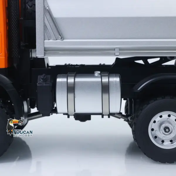 1/14 HUINA 1598 2.4G Remote Control Dumper 6*6 Engineering Transport Vehicle Lifting Rod Tipper Car Light Sound Battery Toys