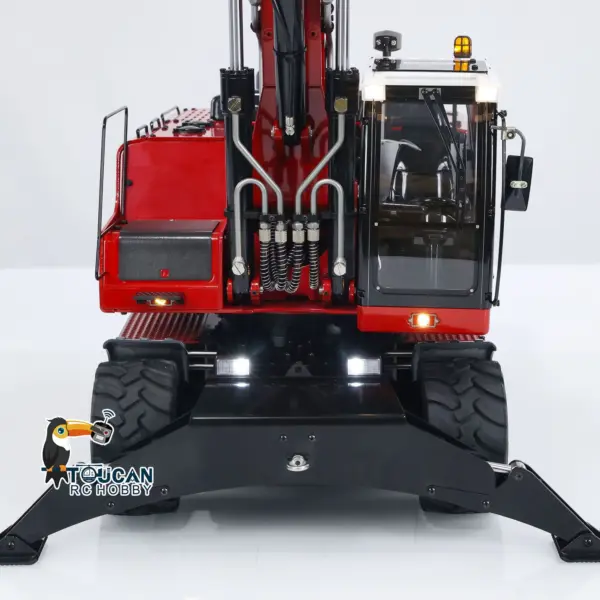 Metal 1/14 RC Hydraulic Excavator R946 PL18EV Remote Control Wheeled Diggers Motor Servo Esc Lights Battery Assembled Painted