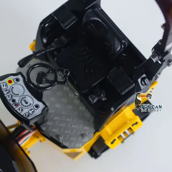 1/14 Metal RC Electric Road Roller BW120AD Ready-to-Run Remote Control Construction Vehicle Model Flysky ST8 Radio Battery Lights System Motor ESC RTR