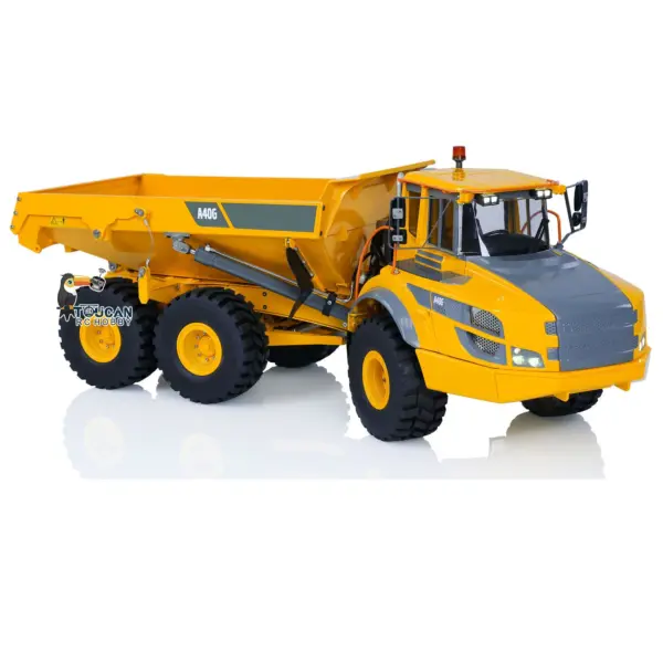 Double E A40G 1/16 Hydraulic RC Articulated Truck Metal RTR Dump Radio Controlled Car Construction Vehicle Hobby Model RTR