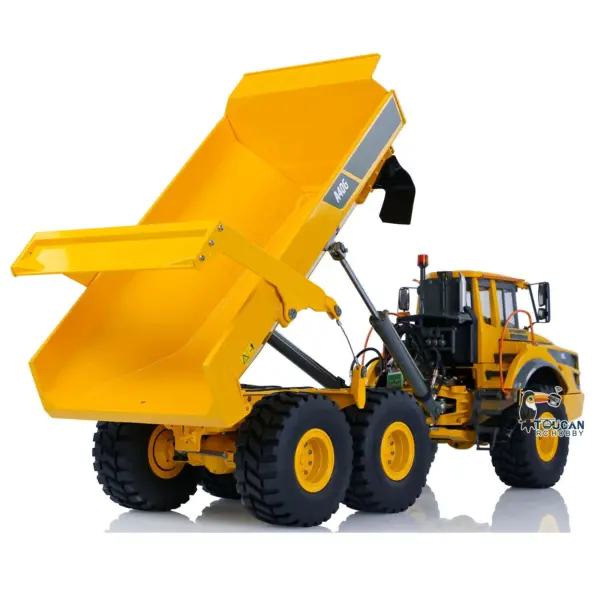 Double E A40G 1/16 Hydraulic RC Articulated Truck Metal RTR Dump Radio Controlled Car Construction Vehicle Hobby Model RTR teshulianjie