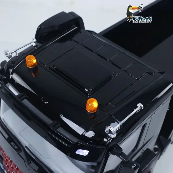MDMODEL 3348 6x6 Metal Chassis 1/14 RC Hydraulic Dump Truck Remote Control Tipper 2Speed Gearbox Light Sound HotRC Radio