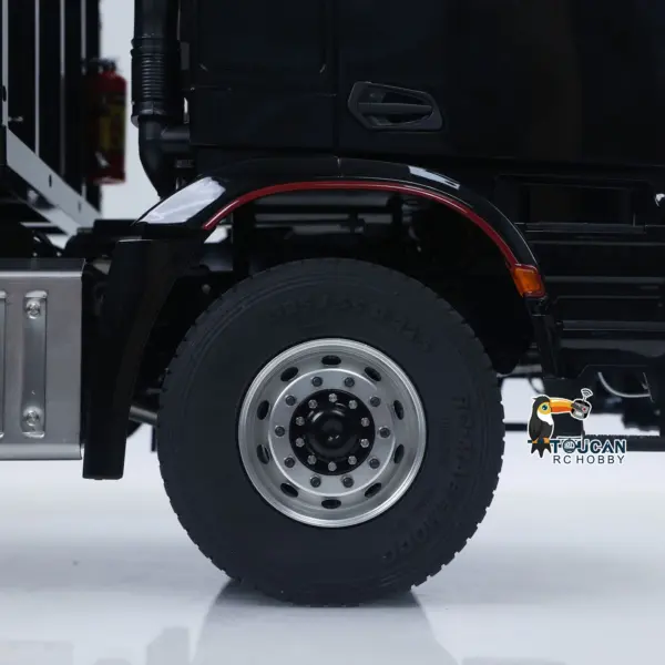 MDMODEL 3348 6x6 Metal Chassis 1/14 RC Hydraulic Dump Truck Remote Control Tipper 2Speed Gearbox Light Sound HotRC Radio