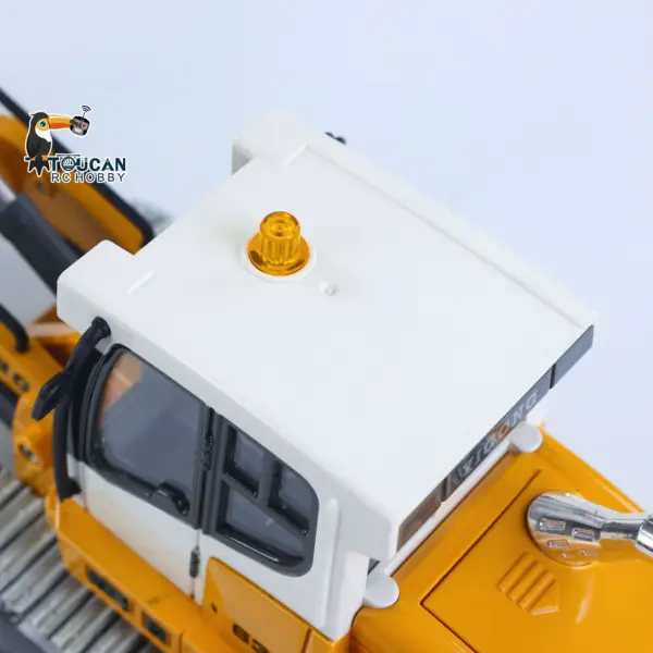 1:50 RC Electric Lifting Tracked Loader LR636 2.4G Construction Vehicle Metal Bucket Tracks Ripper RTR Model Light Sound Battery