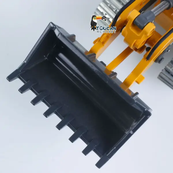 1:50 RC Electric Lifting Tracked Loader LR636 2.4G Construction Vehicle Metal Bucket Tracks Ripper RTR Model Light Sound Battery