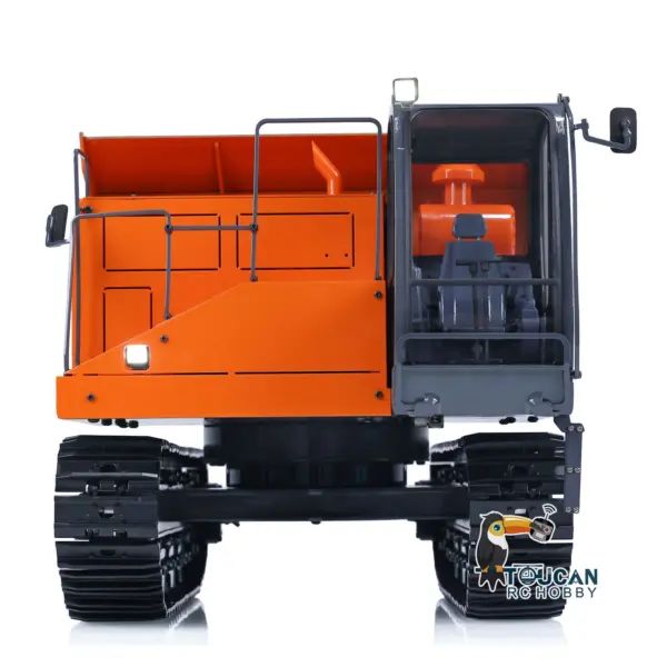 JZM Metal 1/12 EG110R RC Hydraulic Tracked Truck Painted and Assembled Vehicles FlySky I6S Radio Control Dumper Car Model