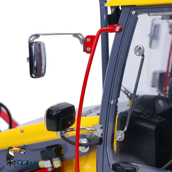 LESU BL71 Metal Hydraulic RC Backhoe Loader AOUE Excavator Light Sound 1/14 Scale Ready To Run Vehicle