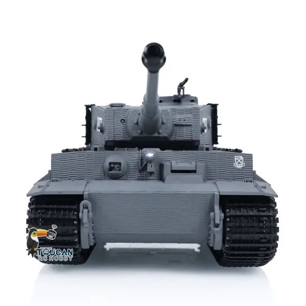 Taigen 1/24 217 007 RC Battle Tank Tiger I Remote Control Military Tanks Armored Panzer Infrared Combat USB Assembled Painted
