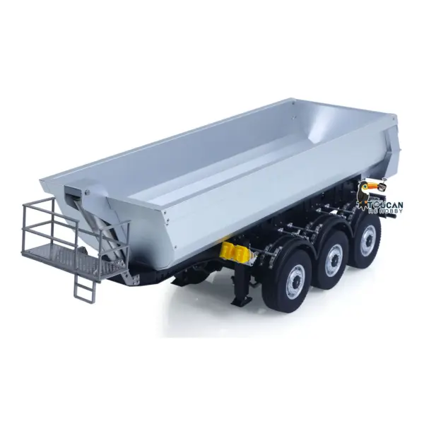 26.1Inches KABOLITE 1/14 Metal Radio Control Semi Trailer Dumper Electric Lifting for RC Tractor Truck 770S Light Support Leg