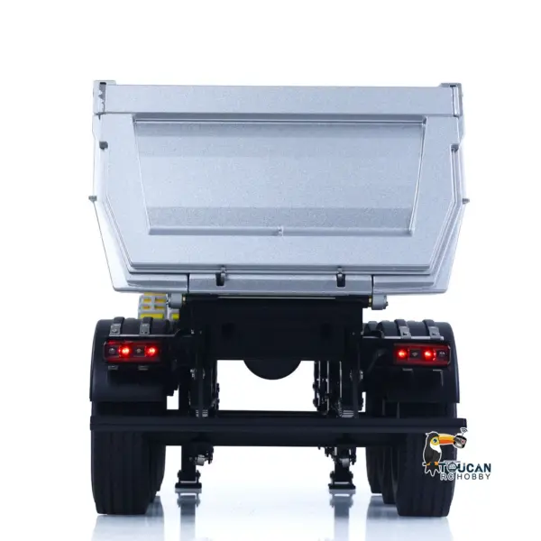 26.1Inches KABOLITE 1/14 Metal Radio Control Semi Trailer Dumper Electric Lifting for RC Tractor Truck 770S Light Support Leg