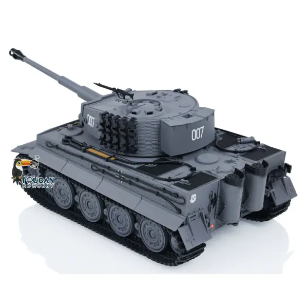 1/24 RC Battle Tank Taigen Tiger I Remote Control Infrared Combat Military Tanks Barrel Recoil LED Flash