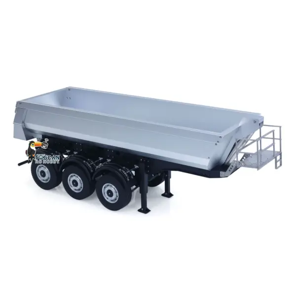 26.1Inches KABOLITE 1/14 Metal Radio Control Semi Trailer Dumper Electric Lifting for RC Tractor Truck 770S Light Support Leg