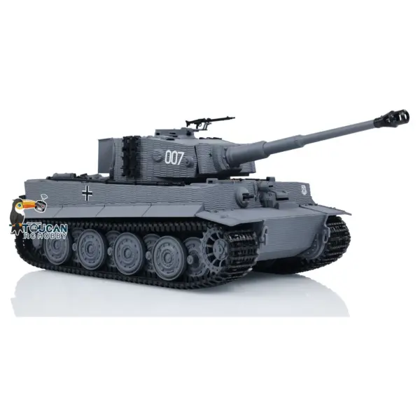 1/24 RC Battle Tank Taigen Tiger I Remote Control Infrared Combat Military Tanks Barrel Recoil LED Flash