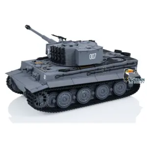 1/24 RC Battle Tank Taigen Tiger I Remote Control Infrared Combat Military Tanks Barrel Recoil LED Flash
