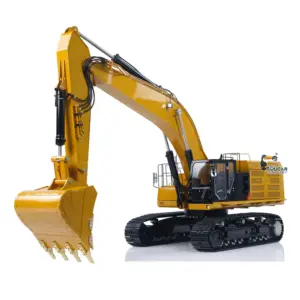 LESU C374F 1/14 Hydraulic RC Heavy Excavator Metal Radio Controlled Digger Paladin PL18EV LITE 6CH Valve Brushless Motor Pump