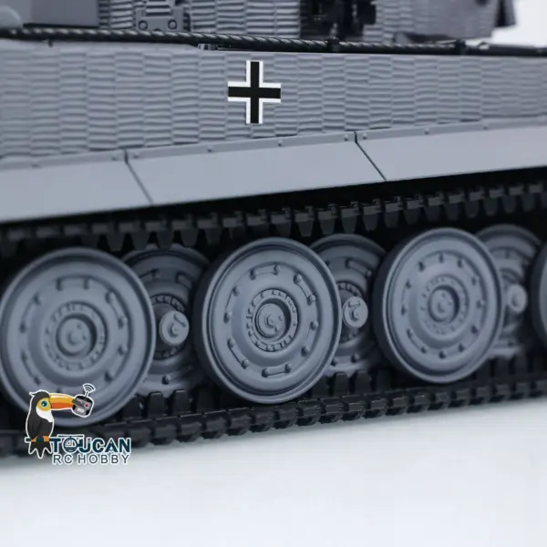 1/24 RC Battle Tank Taigen Tiger I Remote Control Infrared Combat Military Tanks Barrel Recoil LED Flash