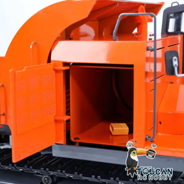 JZM Metal 1/12 EG110R RC Hydraulic Tracked Truck Painted and Assembled Vehicles FlySky I6S Radio Control Dumper Car Model