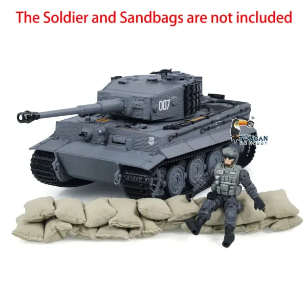 1/24 RC Battle Tank Taigen Tiger I Remote Control Infrared Combat Military Panzer DIY Car Model